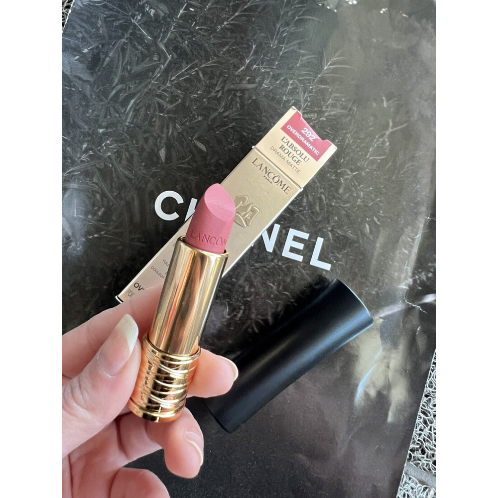 Lancome L'Absolu Rouge Drama Matte Lipstick # 292 Overdramatic 0.12 Oz NIB